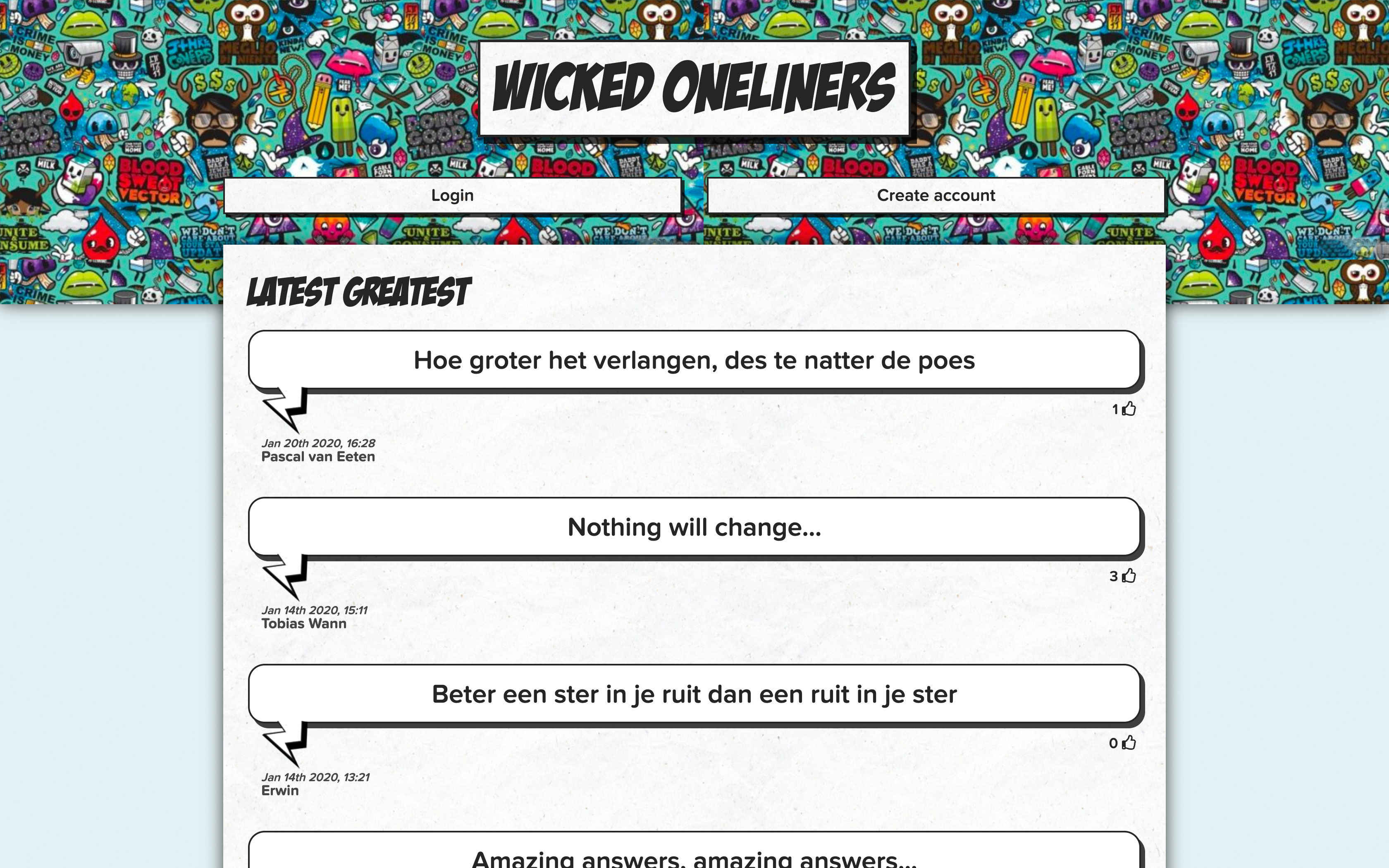 Wicked Oneliners